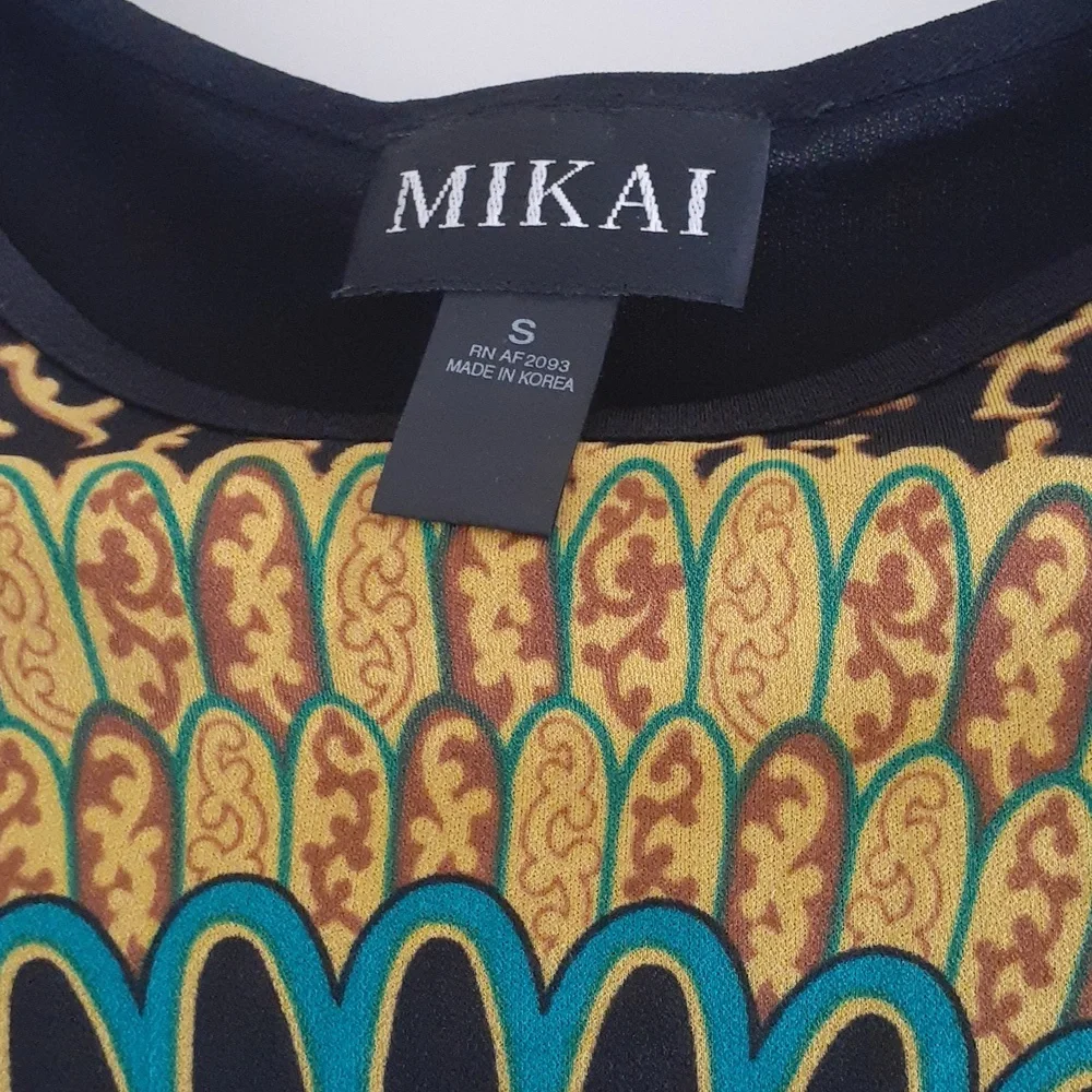 Mikai Boho long sleeve top blouse Size S - Picture 4 of 9